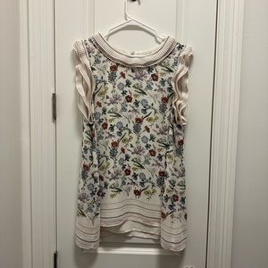 Max Studio floral blouse